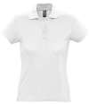 11338 Passion SOL'S Ladies Passion Cotton Piqué Polo Shirt White colour image